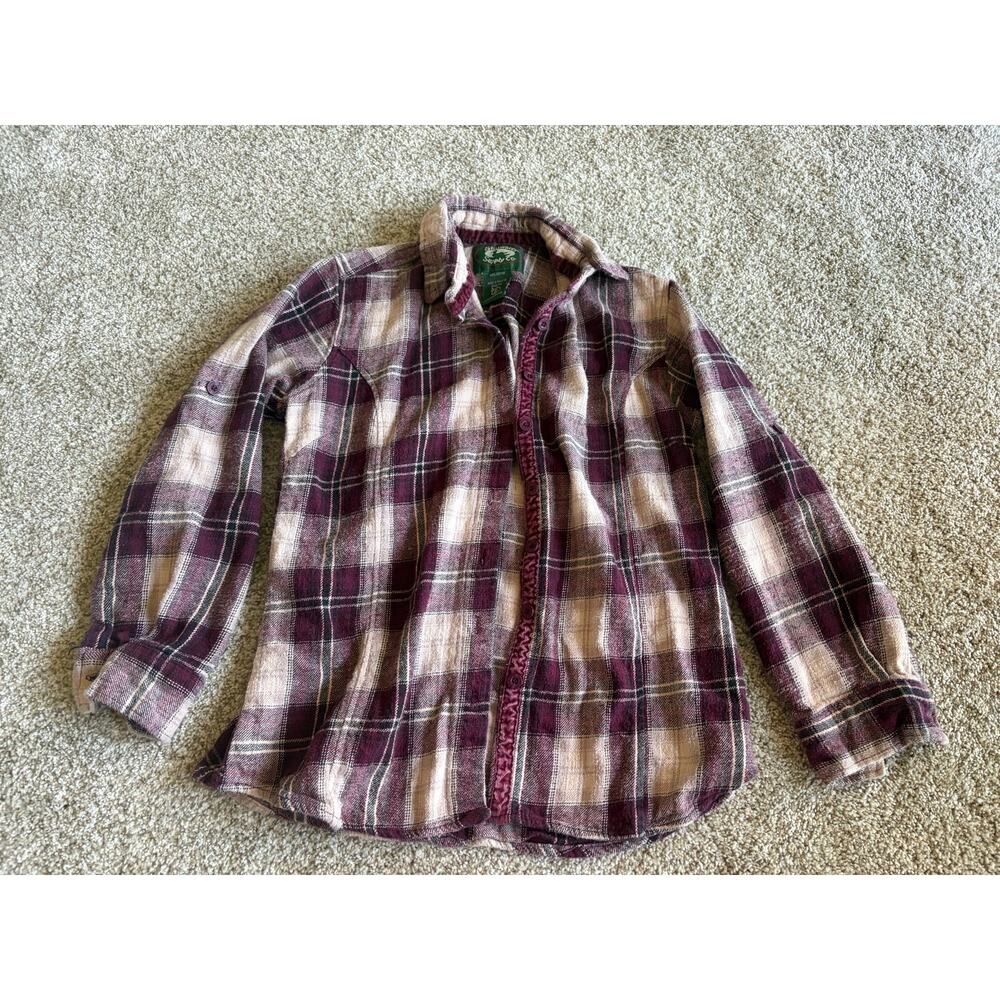 Stillwater Supply Co womens small flannel shirt